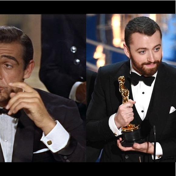 Designer Cufflinks in box* DUCHAMP Silver Cufflinks w/ auth Swarovski crystal - Picture 3 of 3